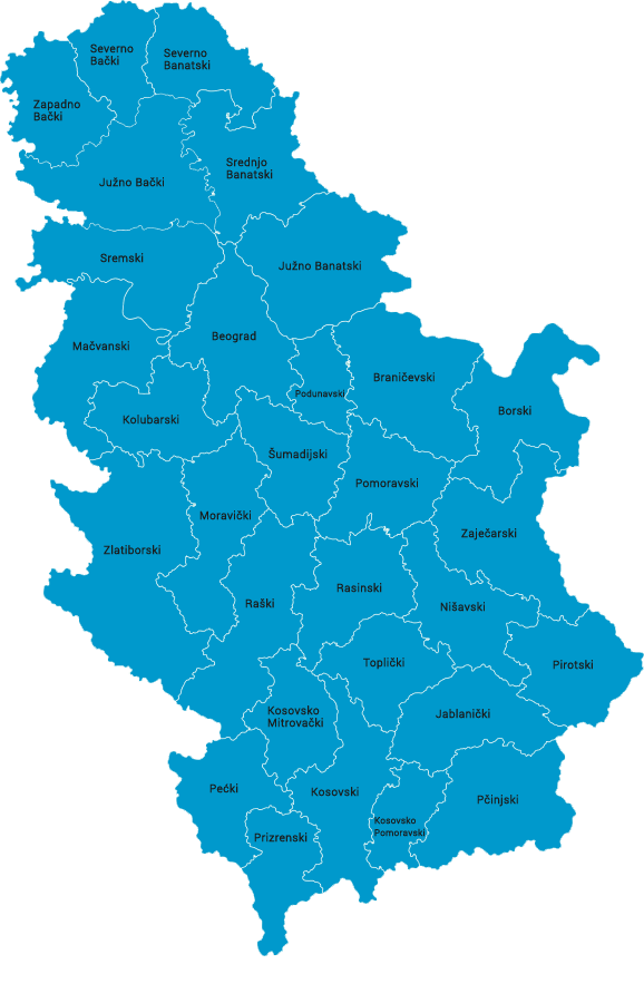 Mapa Srbije